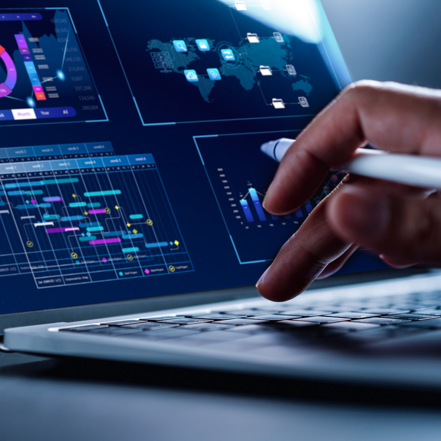 Leicht zu bedienende Dashboards