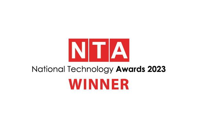 National Tech Awards 2023 winner logo